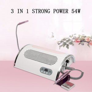 3 In 1 Nail Fan LED UV Lamp Vacuum Cleaner